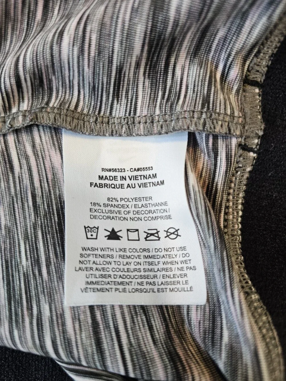 Nike Pro Women's Space Dye Cropped Tank Top Black Pink And White Size Meduim
